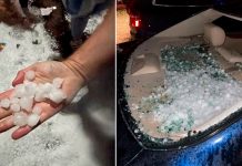 Un centenar de heridos por la inclemencia de una tormenta de granizo en Denver Un centenar de heridos por la inclemencia de una tormenta de granizo en Denver