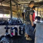 Foto: Incendio acaba con una vivienda en Cuajachillo, Ciudad Sandino / TN8