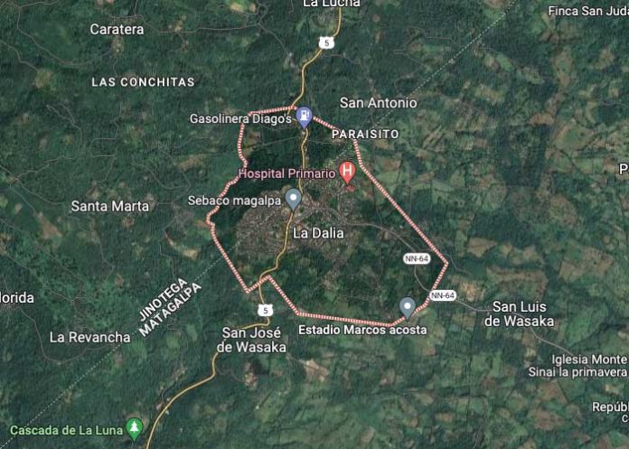 Foto: Mapa de El Tuma La Dalia en Matagalpa