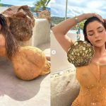 Demi Rose hace temblar las redes con «imponente cuerpo de diosa» (FOTOS) Demi Rose sorprende al posar con un vestido