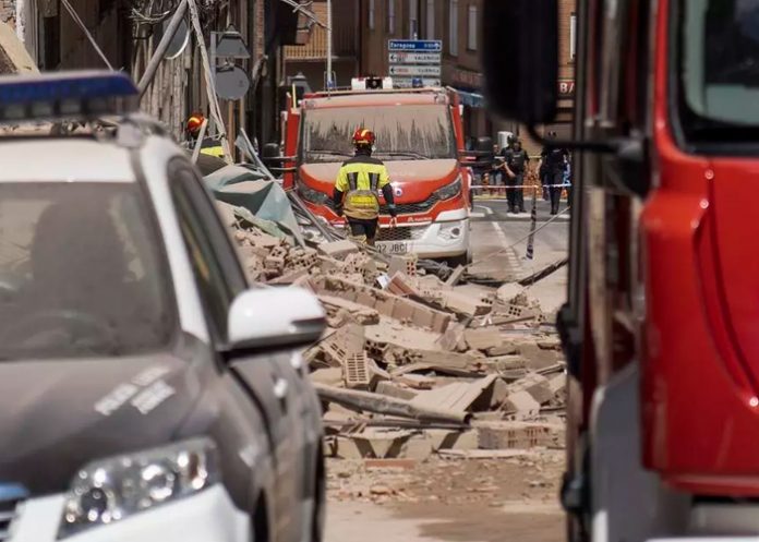 En España se derrumba un edificio de cinco plantas sin dejar víctimas mortales