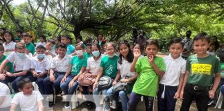 Foto: Día del Árbol, actividad con niños y niñas de Managua / TN8