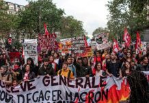 Protestan en las principales ciudades de Francia contra reforma jubilatoria Protestan en las principales ciudades de Francia contra reforma jubilatoria