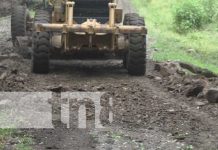 Alcaldía de Matiguás atiende afectaciones en caminos por las lluvias Foto: Reparación de caminos en Matiguás / TN8