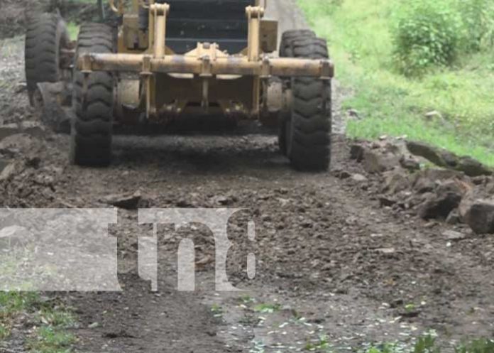 Foto: Reparación de caminos en Matiguás / TN8