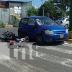 Fracturas y vidrios quebrados tras accidente cerca de la Nicalit, Managua Foto: Accidente de tránsito en el sector de la Nicalit, Managua / TN8