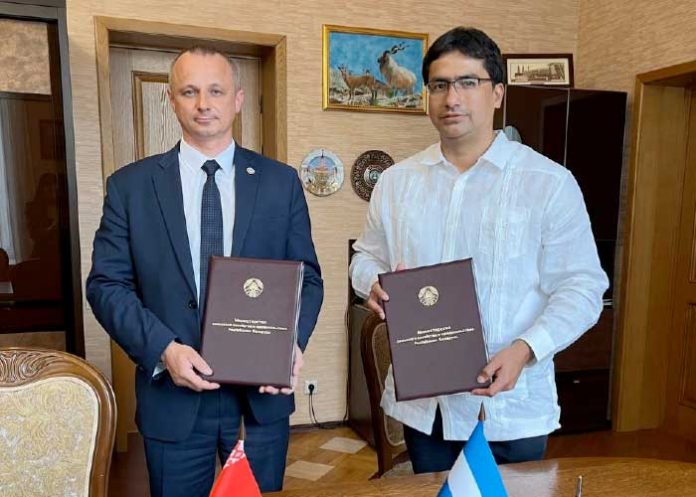 Belarús y Nicaragua rubrican hoja de Ruta para la cooperación mutua 
