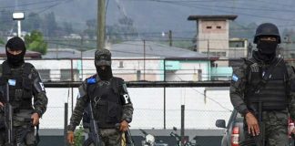 Foto: Decomiso de armas en cárceles de Honduras