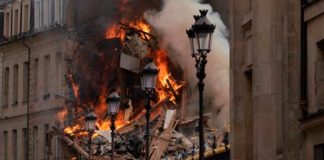 Explosión provoca incendio en una zona residencial de París dejando 16 heridos