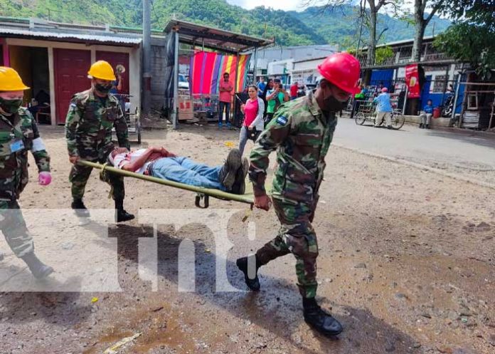 Exitoso ejercicio de preparación en Rivas
