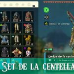 Armadura de la centella en Zelda Tears of the Kingdom