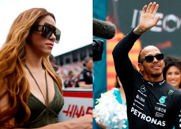 shakira-3 ¡Anda con todo! Shakira estrena nuevo romance con Lewis Hamilton