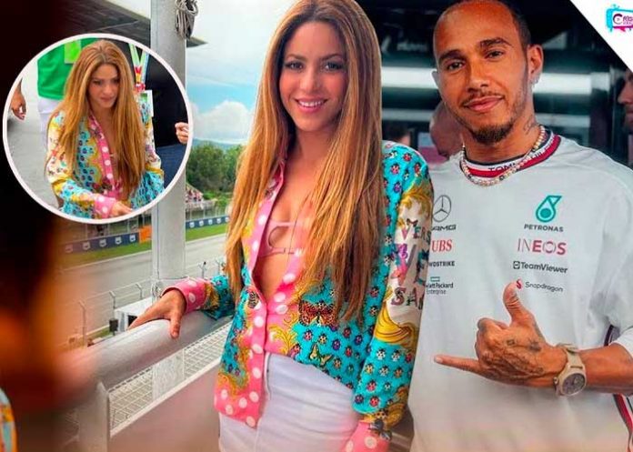 shakira4 Shakira y la noche con Lewis Hamilton