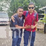 Superación en Nicaragua: Jóvenes con discapacidad se destacan en Universidad en el Campo Foto: Dos amigos no videntes son estudiantes a destacar de la Universidad en el Campo en Nicaragua / TN8