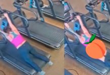 ¡Ojo cuidado te pasa! Queda con las "nachas" peladas tras accidente en el gym