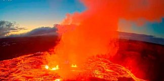 Emiten alerta roja en Hawai por la erupción del volcán Kilauea