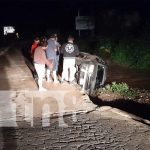 Conductor se lleva tremendo susto tras sufrir accidente de tránsito en Nueva Segovia Foto: Conductor se lleva tremendo susto tras sufrir accidente de tránsito en Nueva Segovia / TN8