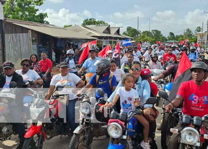 1 Caravana en respaldo a la Revolución Sandinista en Bilwi
