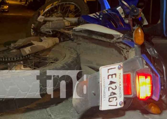 1 Foto: Motociclista herido tras perder control en Juigalpa, Chontales / Cortesía