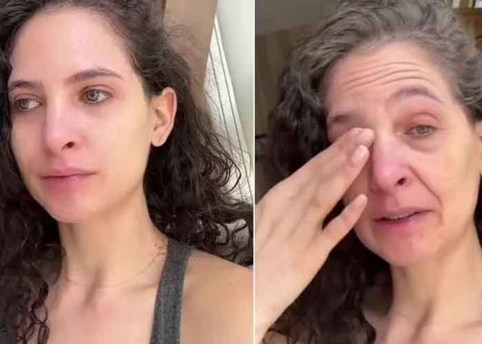 1 Foto: Usuario de TikTok llora al verse envejecido / Cortesía
