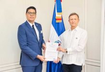 Nicaragua presenta Copias de Estilo ante el canciller de República Dominicana