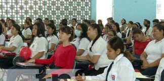 Managua: Escuela Normal Alesio Baldón rinde homenaje a héroes y mártires revolucionarios