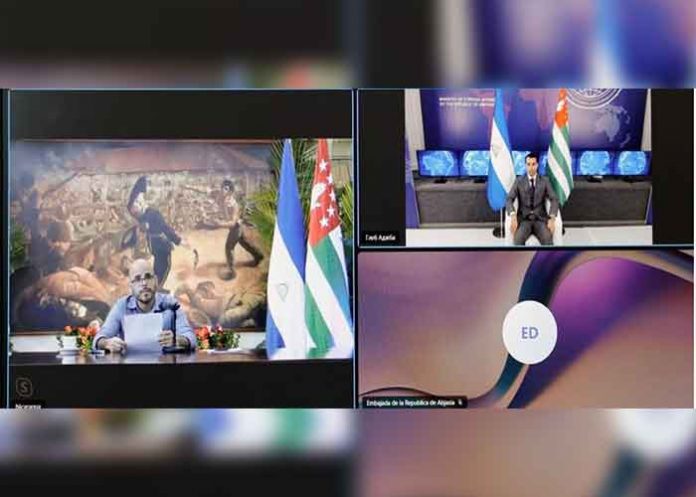 Reunión virtual con el Canciller de la República de Abjasia