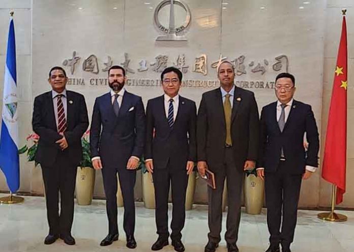 Delegación de Nicaragua en China, visitan la Sede Central de CCECC