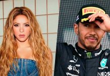 ¡Sin miedo al que dirán! Shakira se fue de rumba con el guapo Lewis Hamilton