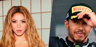 ¡Sin miedo al que dirán! Shakira se fue de rumba con el guapo Lewis Hamilton