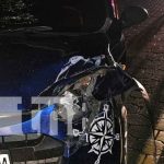 Conductor irresponsable provoca caos en Jalapa con accidente de tránsito Foto: Conductor irresponsable provoca caos en Jalapa con accidente de tránsito / Cortesía