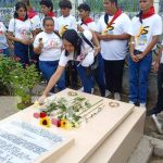 Foto: Juventud Sandinista rinde homenaje a Julio Buitrago / Cortesía