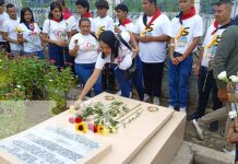 Juventud Sandinista rinde homenaje a Julio Buitrago Foto: Juventud Sandinista rinde homenaje a Julio Buitrago / Cortesía