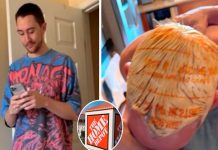 Se tiñe el pelo con una bolsa plástica y termina haciendo el ridículo (video) Se tiñe el pelo con una bolsa plástica y termina haciendo el ridículo (video)