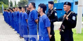 Policía de Nicaragua detienen a sujetos en Nueva Segovia y León