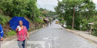 Inauguración de calles adoquinadas en Juigalpa mejora calidad de vida