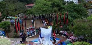 Masatepe festeja la rehabilitación del parque central en el Día de la Alegría