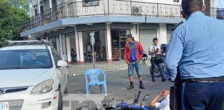 ¡Al hospital! Mototociclista con fracturas tras ser impactado en el Bo. Martha Quezada