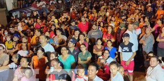 Familias de León, Bluefields y Jinotega, celebraron las vísperas del 44/19