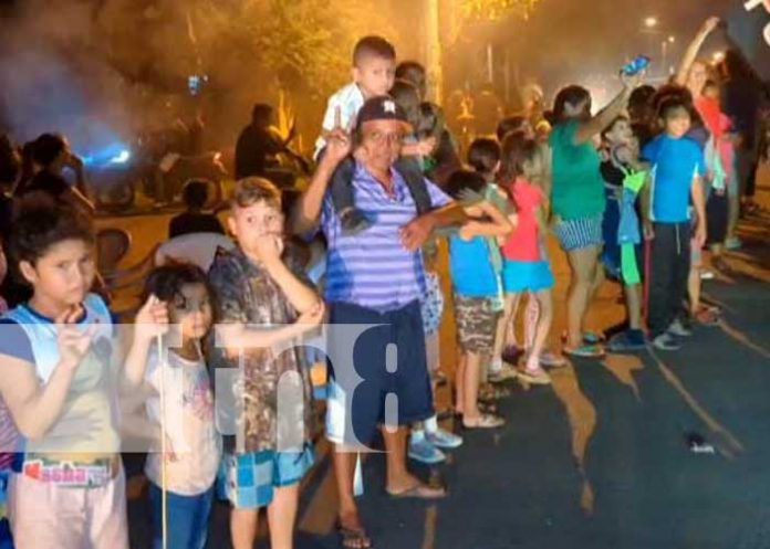 Vigilias en honor a la revolución en Muy Muy, Matagalpa y Granada