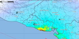 Se registraron 121 réplicas en El Salvador luego de la sacudida de ayer