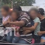 Captan a hombre con "marimba" de chateles en una moto en Ticuantepe