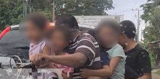 Captan a hombre con "marimba" de chateles en una moto en Ticuantepe