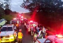 Accidente vial deja 20 migrantes heridos en Costa Rica Foto: Accidente vial deja 20 migrantes heridos en Costa Rica / Cortesía