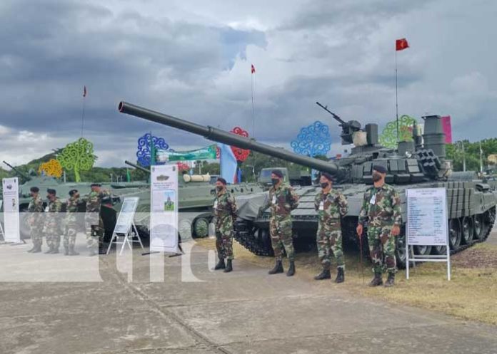 Foto: Conozca algunos medios y armas que presenta en su exposición el Ejército de Nicaragua / TN8