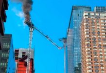 Colapso de grúa deja cuatro heridos en Nueva York