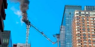 Colapso de grúa deja cuatro heridos en Nueva York