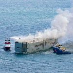 Foto: Trágico incendio en Países Bajos: 1 muerto y múltiples heridos en buque de carga / Cortesía