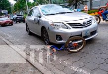 Ciclista fallece camino al hospital tras ser arrollado en Ticuantepe