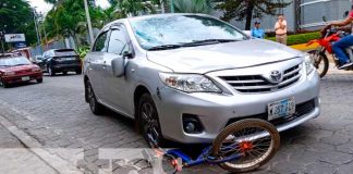 Ciclista fallece camino al hospital tras ser arrollado en Ticuantepe